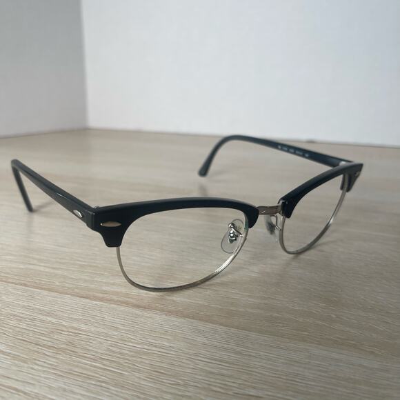 Ray-Ban RB5154 2000 Clubmaster Eyeglasses Black FRAMES ONLY 53-21-150 - Picture 1 of 9